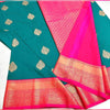 Lagniappe Rama Soft Banarasi Silk Saree With Luxuriant Blouse Piece