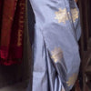 Vestigial Grey Soft Silk Saree With Fugacious Blouse Piece