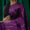 Redolent Purple Soft Silk Saree With Fragrant Blouse Piece