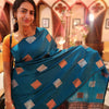 Energetic Rama Soft Silk Saree With Amazing Blouse Piece