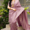 Majesty Lavender Soft Silk Saree With Splendorous Blouse Piece
