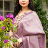 Majesty Lavender Soft Silk Saree With Splendorous Blouse Piece
