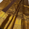 Marvellous Brown Soft Silk Saree With Desiring Blouse Piece
