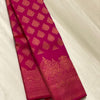 Marvellous Dark Pink Soft Silk Saree With Intricate Blouse Piece