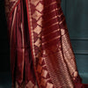Jazzy Maroon Soft Silk Saree With Fairytale Blouse Piece