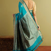 Alluring Firozi Soft Silk Saree With Classy Blouse Piece