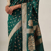 Splendorous Rama Soft Silk Saree With Radiant Blouse Piece