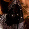 Pretty Black Cotton Silk Saree With Jazzy Blouse Piece