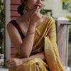 Exquisite Mustard Linen Silk Saree With Transcendent Blouse Piece