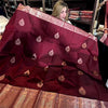 Adorable Wine Soft Silk Saree With Evocative Blouse Piece