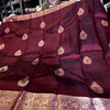 Adorable Wine Soft Silk Saree With Evocative Blouse Piece