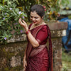 Lovely Wine Soft Silk Saree With Outstanding Blouse Piece