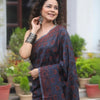 Desiring Black Soft Silk Saree With Lissome Blouse Piece