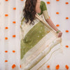 Brood Beige Cotton Silk Saree With Winsome Blouse Piece