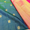 Groovy Blue Soft Silk Saree With Conflate Blouse Piece