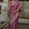 Incomparable Magenta Soft Silk Saree With Resonant Blouse Piece