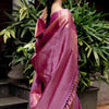 Susurrous Pink Soft Silk Saree With Panoply Blouse Piece