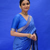 Phenomenal Royal Blue Soft Silk Saree With Lovely Blouse Piece