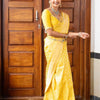 Stunner Yellow Soft Silk Saree With Preferable Blouse Piece