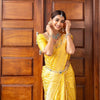 Stunner Yellow Soft Silk Saree With Preferable Blouse Piece
