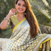 Scrumptious Mustard Soft Silk Saree With Mellifluous Blouse Piece