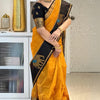 Vestigial Mustard Soft Silk Saree With Adorable Blouse Piece