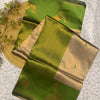 Evocative Beige Soft Banarasi Silk Saree With Stunner Blouse Piece