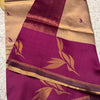 Fugacious Beige Soft Banarasi Silk Saree With Lagniappe Blouse Piece