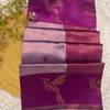 Incredible Lavender Soft Banarasi Silk Saree With Staggering Blouse Piece