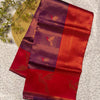 Pulsating Purple Soft Banarasi Silk Saree With Bucolic Blouse Piece