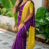 Lagniappe Purple Soft Silk Saree With Grandiose Blouse Piece