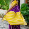 Lagniappe Purple Soft Silk Saree With Grandiose Blouse Piece