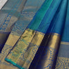 Jazzy Rama Soft Silk Saree With Devastating Blouse Piece