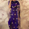 Phenomenal Purple Soft Silk Saree With Engrossing Blouse Piece