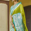 Gratifying Parrot Soft Silk Saree With Elegant Blouse Piece