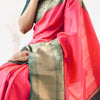 Pretty Pink Soft Silk Saree With Bewitching Blouse Piece