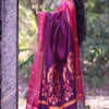 Sensational Purple Cotton Silk Saree With Innovative Blouse Piece