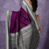 Supernal Wine Soft Silk Saree With Enigmatic Blouse Piece