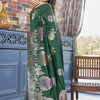 Majesty Dark Green Soft Silk Saree With Desirable Blouse Piece