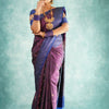 Fancifull Purple Soft Silk Saree With Hypnotic Blouse Piece