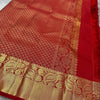 Assemblage Red Soft Banarasi Silk Saree With Delightful Blouse Piece