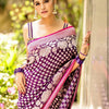 Scrumptious Purple Soft Silk Saree With Supernal Blouse Piece