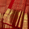 Serendipity Red Soft Banarasi Silk Saree With Lissome Blouse Piece
