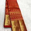 Ethnic Red Soft Banarasi Silk Saree With Prominent Blouse Piece