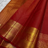 Twirling Red Soft Banarasi Silk Saree With Beauteous Blouse Piece