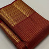 Felicitous Red Soft Banarasi Silk Saree With Improbable Blouse Piece