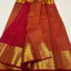 Felicitous Red Soft Banarasi Silk Saree With Improbable Blouse Piece
