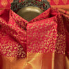 Captivating Red Soft Banarasi Silk Saree With Prodigal Blouse Piece