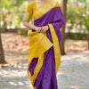 Felicitous Purple Soft Silk Saree With Sizzling Blouse Piece