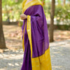 Felicitous Purple Soft Silk Saree With Sizzling Blouse Piece